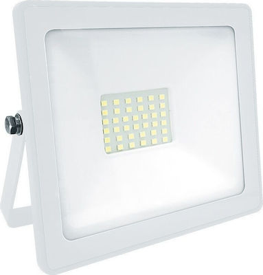 Aca Waterproof LED Floodlight 30W Natural White 4000K IP66