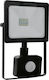 Aca Waterproof LED Floodlight 10W Warm White 3000K with Motion Sensor and Photocell IP66