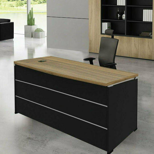 Επαγγελματικό Γραφείο Project Ξύλινο Γκρι 160x80x75εκ.