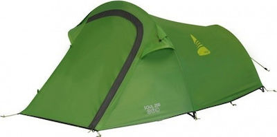 Vango Soul 200 Green Tunnel Camping Tent 4 Seasons for 2 People 270x130x95cm