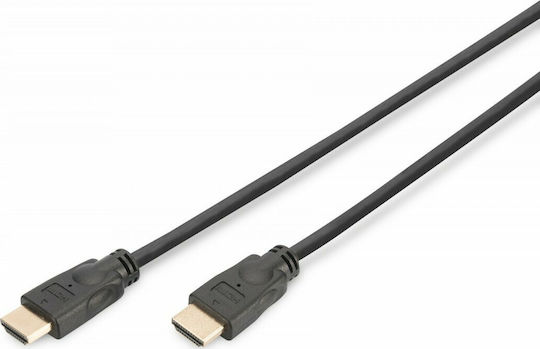 Digitus HDMI 2.0 Premium High Speed 4K 60Hz HDR Cable HDMI Male - HDMI Male 5m Black