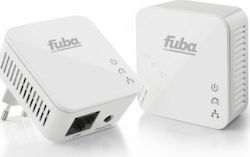 FUBA PLK200 Powerline Διπλού Kit για Ενσύρματη Σύνδεση και Θύρα Ethernet