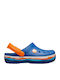 Crocband Wavy Band Παιδικά Ανατομικά Σαμπό Θαλάσσης Μπλε