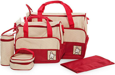 Cangaroo Shoulder/Hand Diaper Bag Stella Red