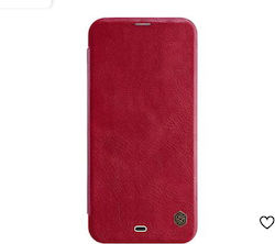 Nillkin Qin Buchen Sie Synthetisches Leder Rot ...