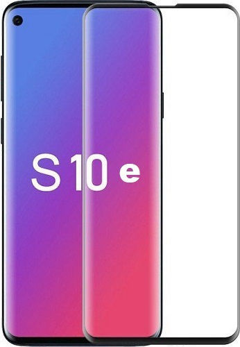 3D Full Face Tempered Glass Black (Galaxy S10e)