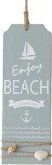 Synchronia Окачено Декоративно Nautical Enjoy Beach От Дърво 8x1x22см