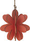 Synchronia Easter Flower Wooden Orange 8.5x8x8cm