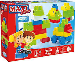 Mochtoys Bausteine Maxi Blocks für 1+ Jahr 39Stück 10944