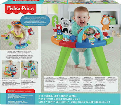 Fisher Price Τραπεζάκι Δραστηριοτήτων 3 in 1 Spin Activity Centre για 18+ Μηνών