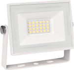 Elmark Waterproof LED Floodlight 20W Natural White 4000K IP65