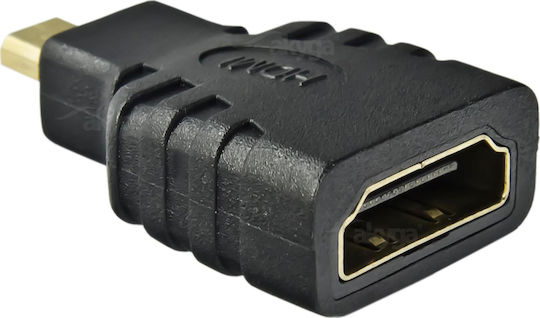Akyga Konverter Mikro-HDMI männlich zu HDMI weiblich 1Stück AK-AD-10