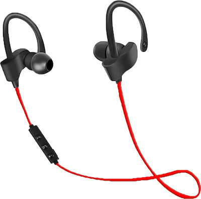 Esperanza EH188R In-ear Bluetooth Handsfree Căști cu Rezistență la Transpirație Roșα