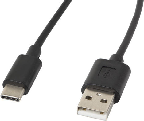 Lanberg USB 2.0 Cable USB-C Male - USB-A 36W Black 1.8m CA-USBO-10CC-0018-BK