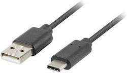 Lanberg USB 3.1 USB-C masculin - USB-A 1.8m (CA-USBO-31CU-0018-BK)