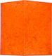 Starlight KA-TE-2535-EΠ Table Lamp for Socket E14 with Orange Shade and Red Base