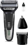 Kemei 3x1 Rechargeable Multi Function Shaver - Black KM-6776 Mașină de ras electrică Figură Reîncărcabilă