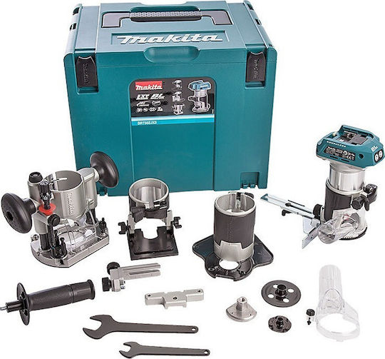 Makita Plunge Router 18V Solo with Speed Settings and Suction System