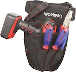 WorkPro Fabric Drill Belt Case with 8 Compartments