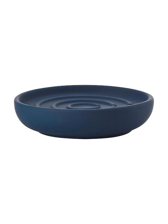 Zone Denmark Nova Porcelain Soap Dish Countertop Blue