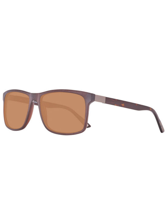 Helly Hansen Men's Sunglasses with Brown Plastic Frame HH5014-C03