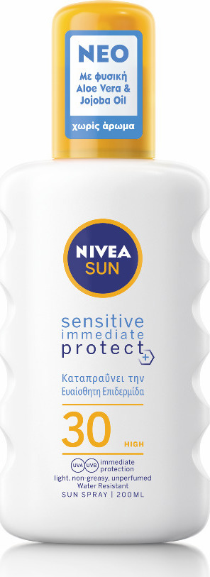 Nivea Sun Sensitive Immediate Protect Spf30 200ml Skroutzgr