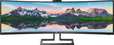 Philips 499P9H Ultrawide VA HDR Curved Monitor 48.8" 5120x1440 με Χρόνο Απόκρισης 5ms GTG