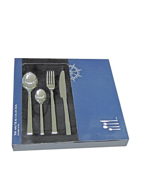 Eval Cutlery set Silver 24pcs