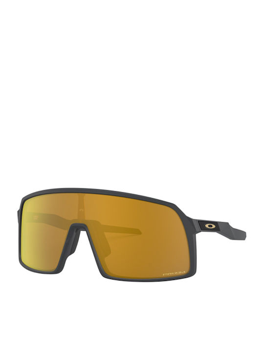 Oakley Sutro Ανδρικά Γυαλιά Ηλίου με Μαύρο Κοκκάλινο Σκελετό και Κίτρινο Καθρέφτη Φακό OO9406-05