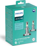 Philips H4 Ultinon +160% 12V 2τμχ 11342ULWX2