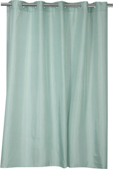 Nef-Nef Homeware Shower Shower Curtain Fabric with Hooks 180x200cm Mint 023859 Nef-Nef Homeware Shower Shower Curtain Fabric with Hooks 180x200cm Mint 023859