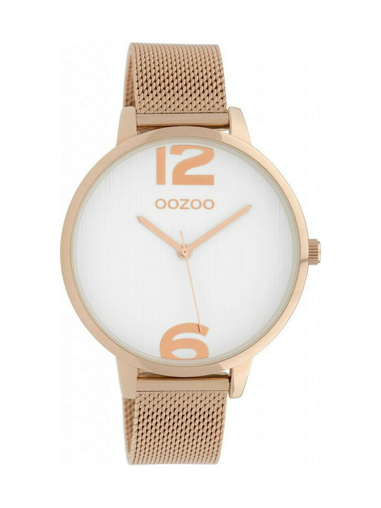 Oozoo Uhr mit Rose Gold Metallarmband