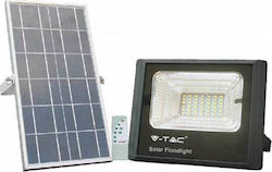 V-TAC Rezistent la apă Panouri solare Proiector LED 12W Alb Natural 4000K cu Telecomandă IP65