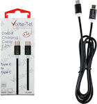 Volte-Tel Regular USB 3.1 Cable USB-C male - USB-C male Μαύρο 1.2m (8178856)