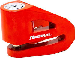 Radikal RK2068 Motorrad-Bremsscheibenschloss Rot Farbe
