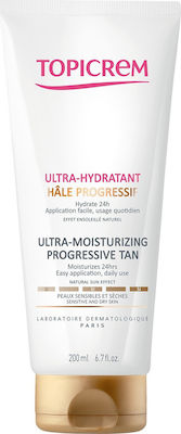 Topicrem Ultra-Moisturizing Progressive Selbstbräuner Creme Körper 200ml