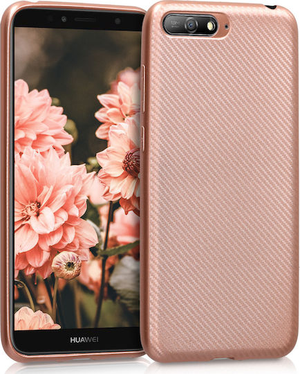 KWmobile Back Cover Silicon Rose Gold (Huawei Y6 2018)