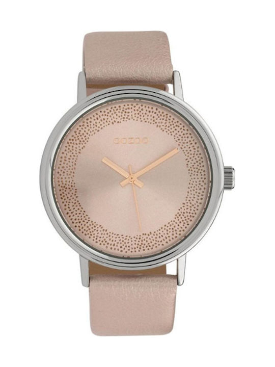 Oozoo Timepieces Pink Leather Strap