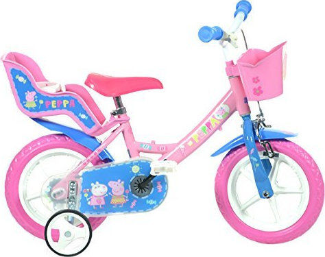 Dino Bikes Peppa Pig 14" Kids Bicycle BMX Pink