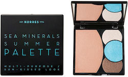 Korres Sea Minerals Summer Παλέτα Μακιγιάζ για Πρόσωπο & Μάτια Blue Waters 13gr