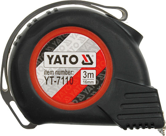 Yato Μετροταινία με Μαγνήτη 16mm x 3m