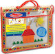 Melissa & Doug Magnetic Pattern Block Kit Tablă magnetică Față și spate 36.8x35.6cm