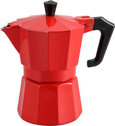 Pezzetti Italexpress Stovetop Espresso Pot for 1Cups Red