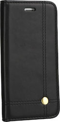 Forcell Synthetic Leather Book Black (Galaxy S10+)