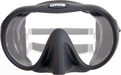 OMS Tribe Ultra Clear Frameless Diving Mask Black OMS Tribe Ultra Clear Frameless Diving Mask Black