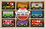 Melissa & Doug Train Sets made of Wood for 3++ Years