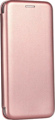 Forcell Carte Piele artificială Rose Gold (Galaxy J4+)