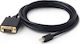 Cablexpert Cable mini DisplayPort male - VGA male 1.8m Black (CC-mDPM-VGAM-6)
