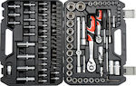 Yato Set Ratchet 1\2" & 1\4" 94pcs