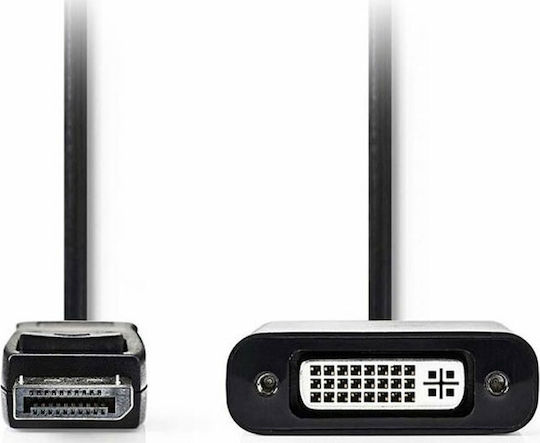 Nedis CCGP37250BK02 Конвертор mini DisplayPort мъжки към DVI-D женски
